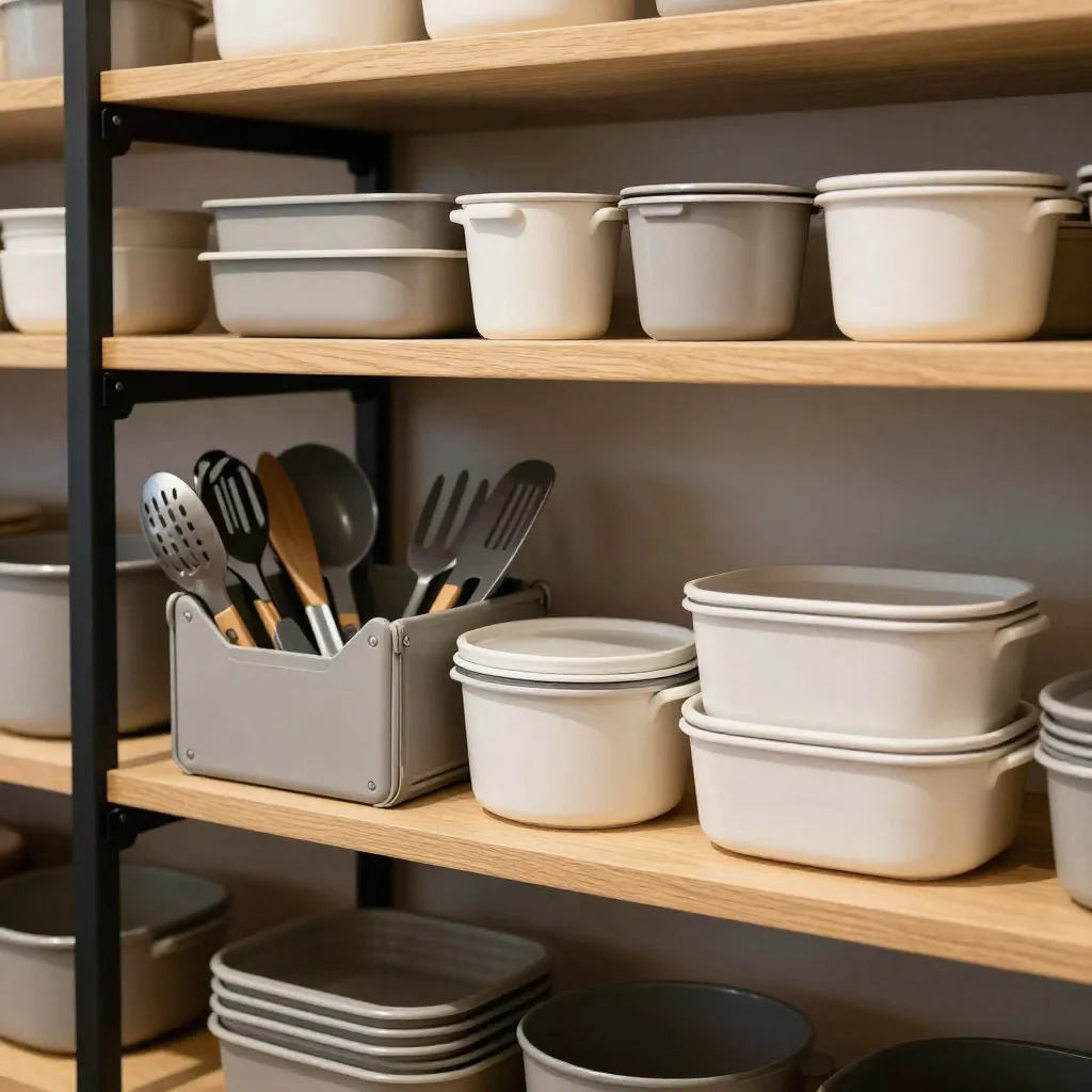 Compact appliances for mobile kitchens