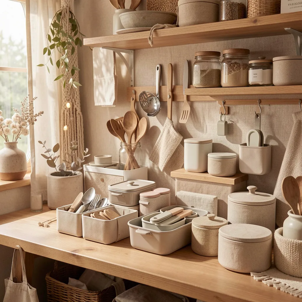 Compact kitchen layout option one